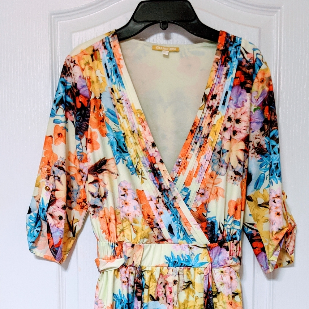 Gianni Bini Flower Romper NWOT $129